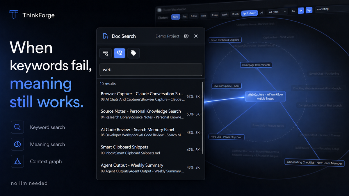 Search and memory feature infographic